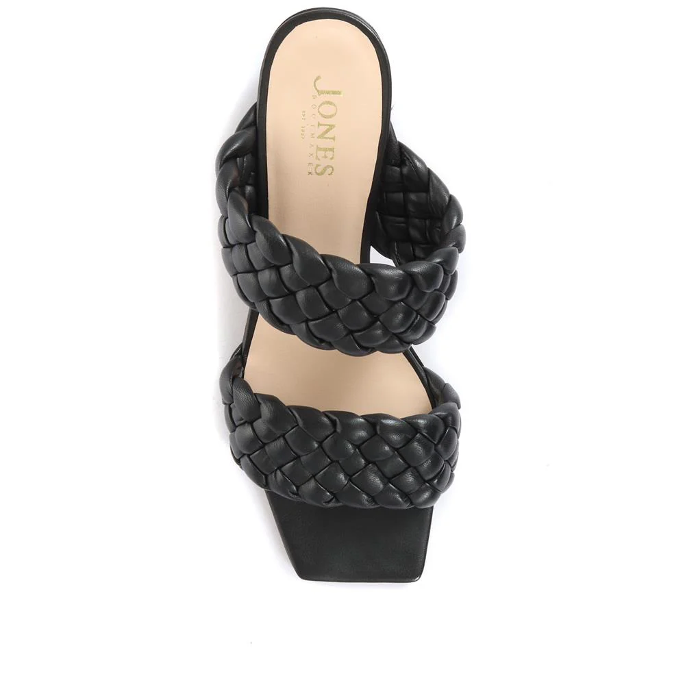 Monte Carlo Block Heeled Mules - MONTECARLO / 319 934 - Black - Image 5