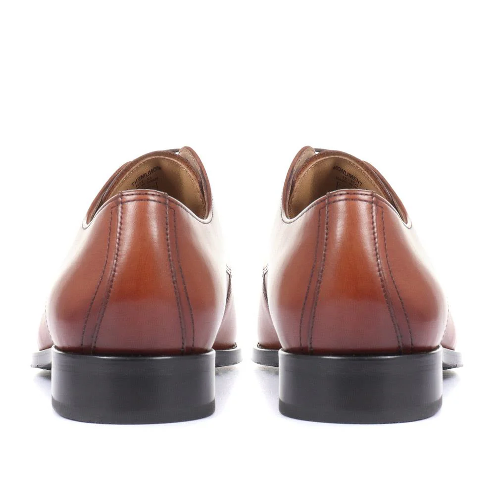 Monument Leather Derby Shoes - MONUMENT / 319 852 - Cognac - Image 4