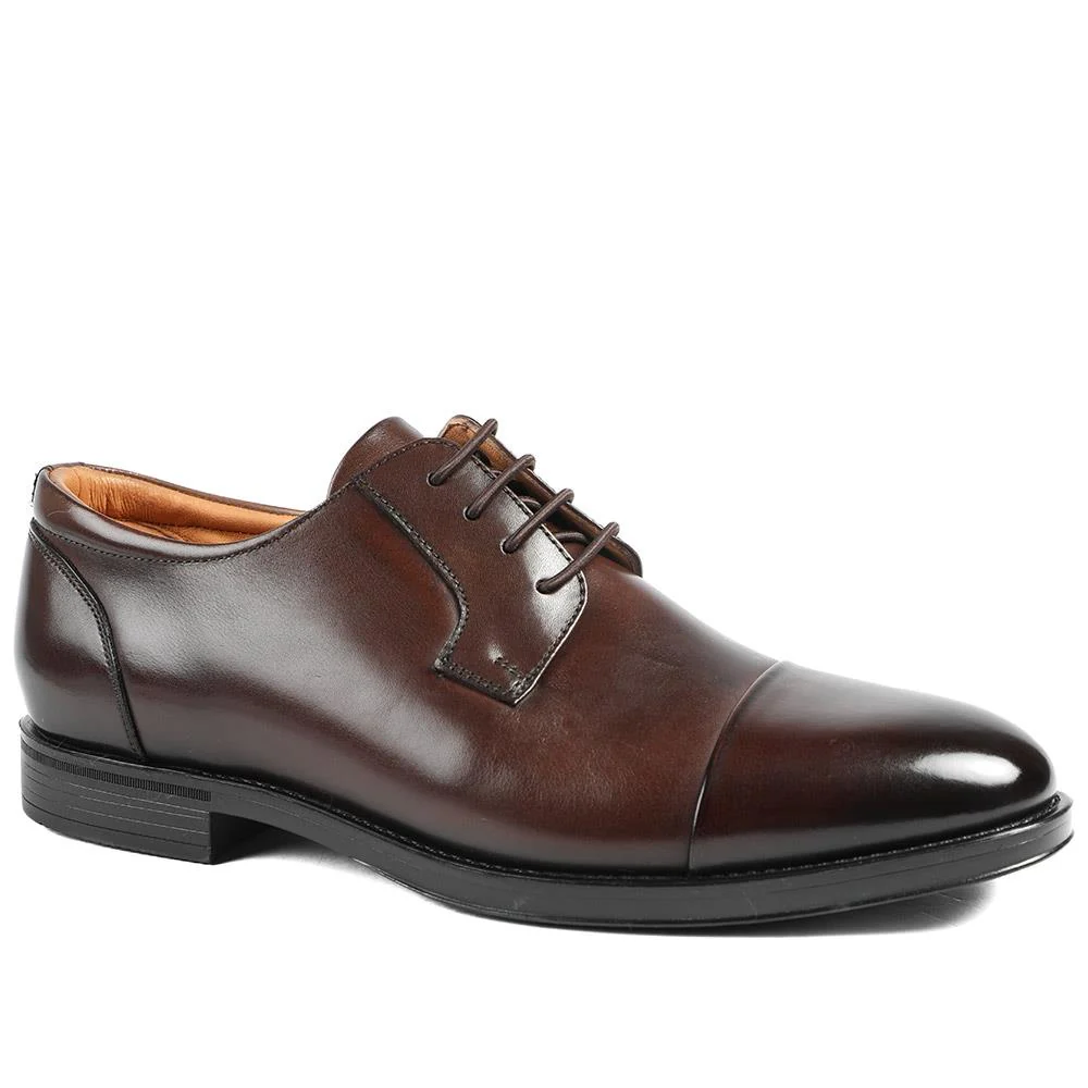 Moore Wide-Fit Leather Derby Shoes - MOORE / 328 098