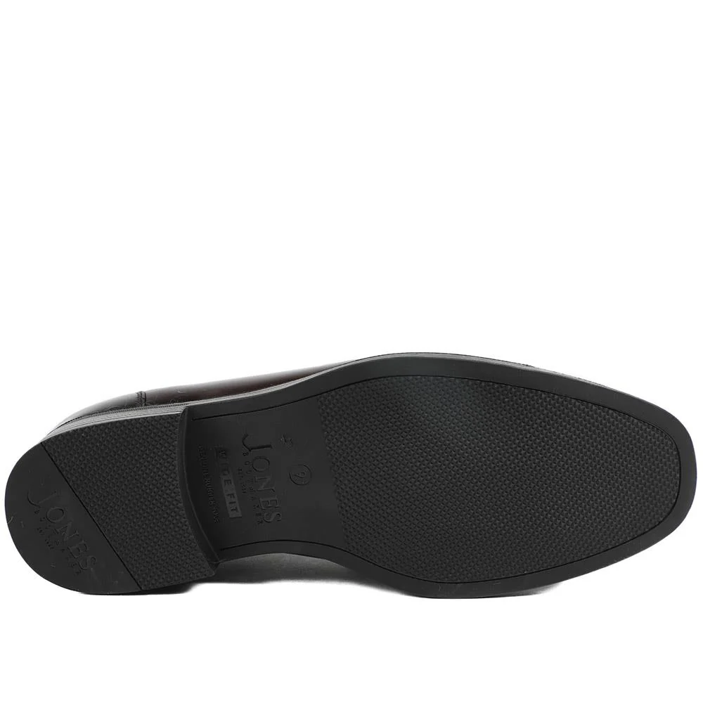 Moore Wide-Fit Leather Derby Shoes - MOORE / 328 098 - Brown - Image 5