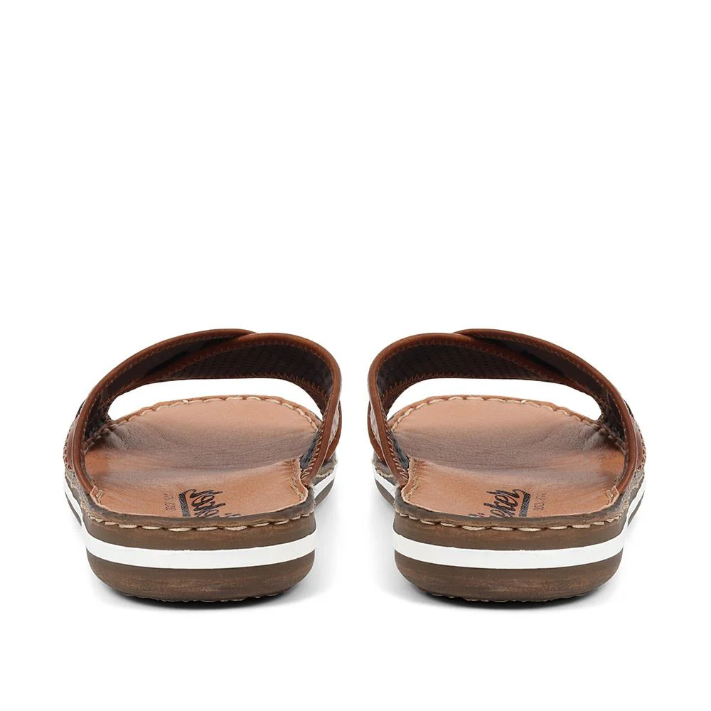Mule Slider Sandals - RKR37518 / 323 371 - Brown - Image 3