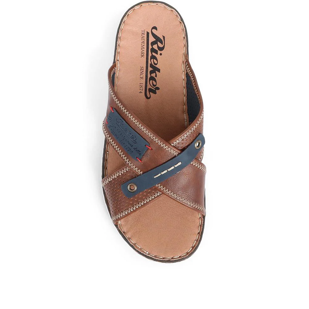 Mule Slider Sandals - RKR37518 / 323 371 - Brown - Image 4