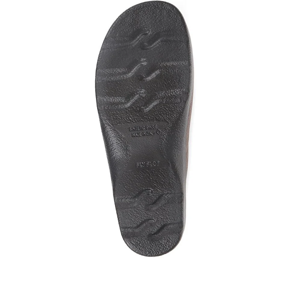 Mule Slippers - FLY36087 / 322 499 - Dark Brown - Image 5