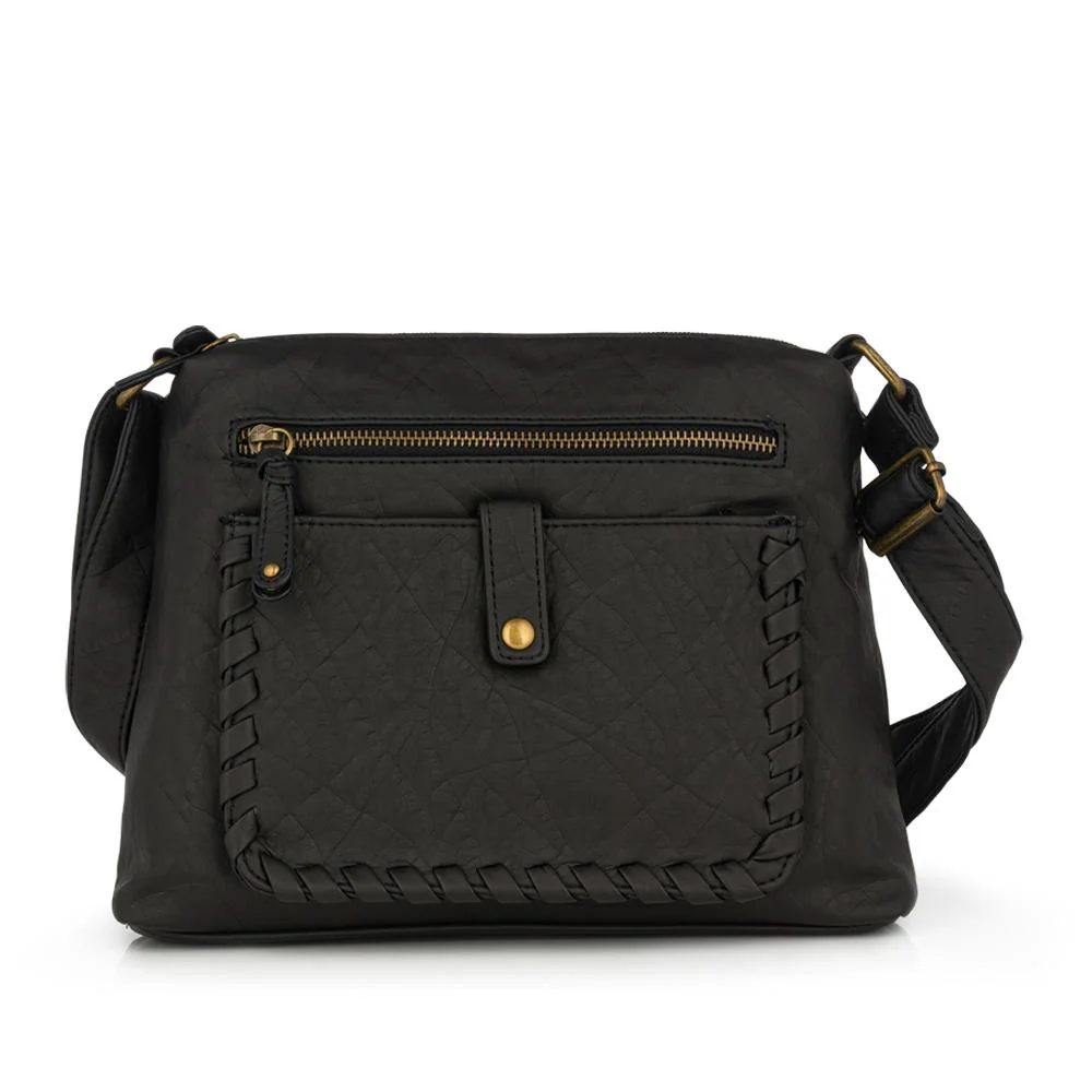 Multi-Pocket Crossbody Bag - JEWN41004 / 326 892 - Black