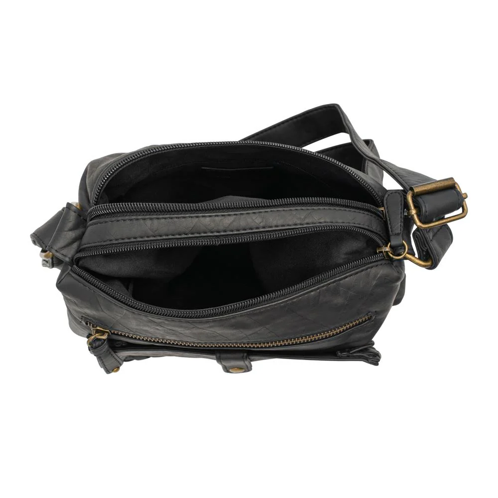 Multi-Pocket Crossbody Bag - JEWN41004 / 326 892 - Black - Image 2
