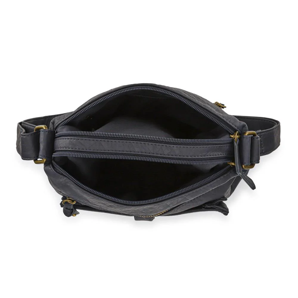 Multi-Pocket Crossbody Bag - JEWN41004 / 326 892 - Navy - Image 3