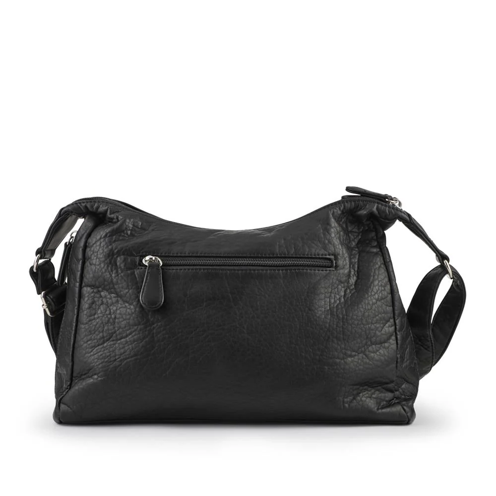 Multi-Pocket Crossbody Bag - WAHT42000 / 328 376 - Black - Image 2