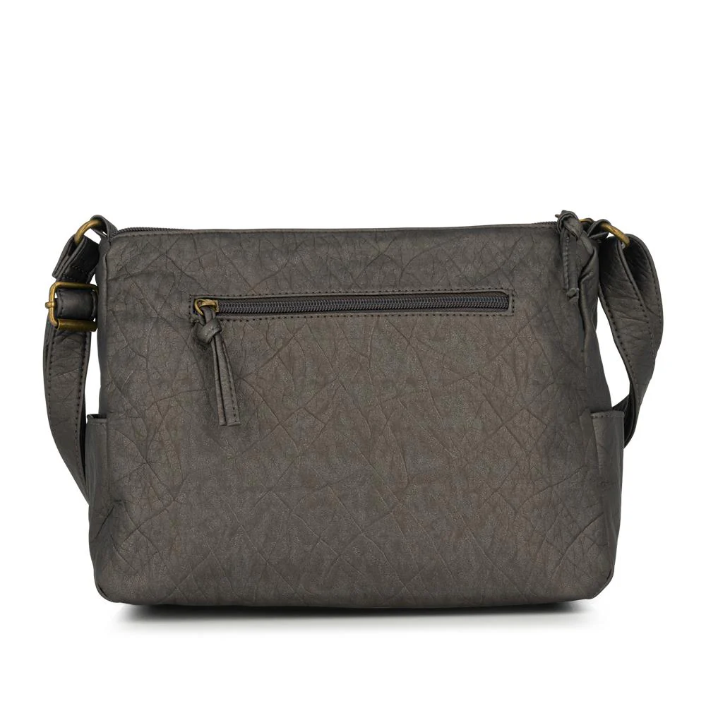 Multi Zip Pocket Crossbody Bag - JEWN42000 / 328 417 - Charcoal - Image 3