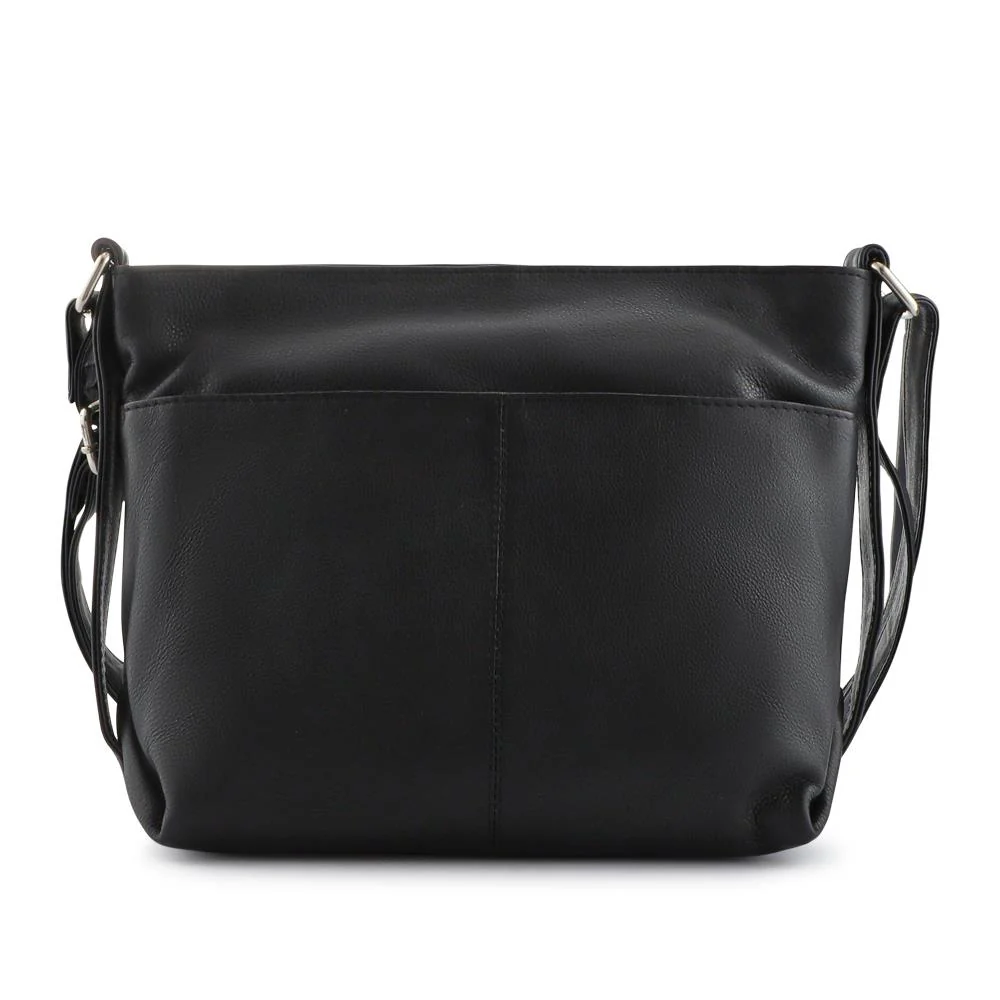Multi-Zip-Up Crossbody Bag - JWNBG41006 / 327 768 - Black - Image 3