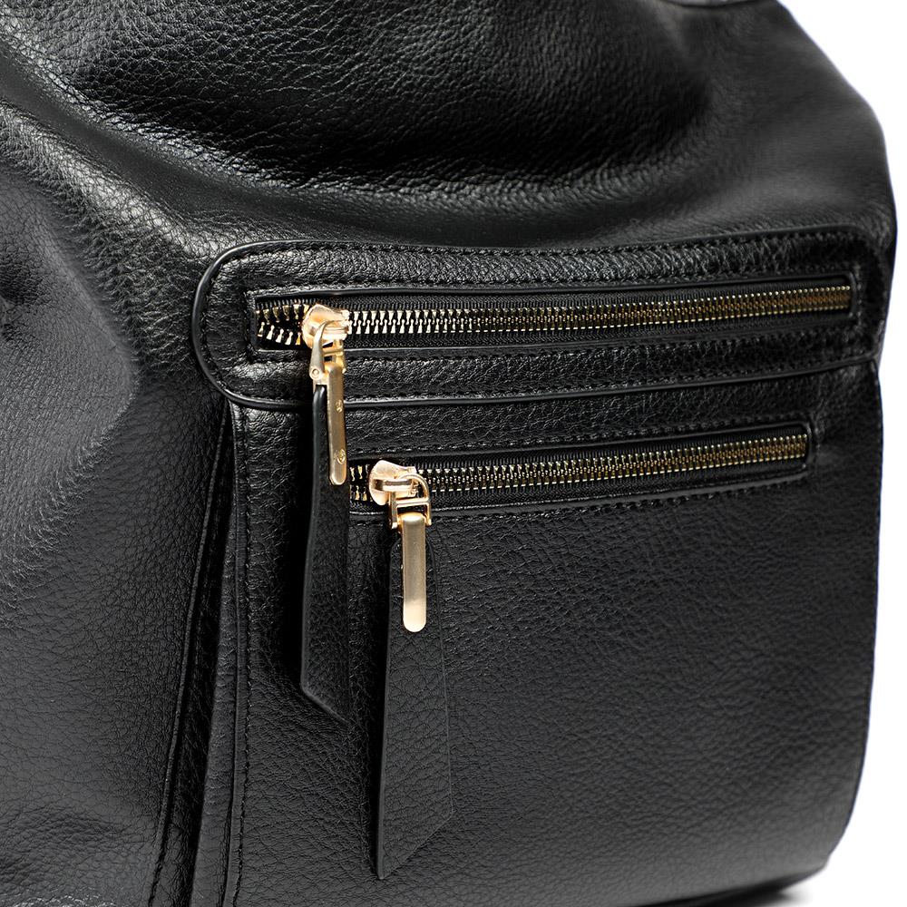 Multi Zipped Stylish Shoulder Bag - RIM42007 / 328 658 - Black - Image 3
