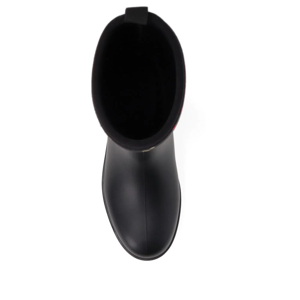 Neoprene Wellington Boots - FEI40005 / 326 396 - Black Floral - Image 5