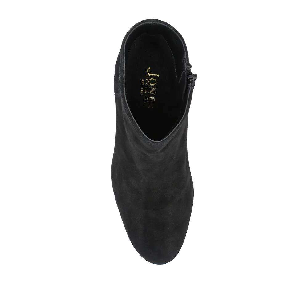 Neptune Heeled Ankle Boots - NEPTUNE3 / 319 206 - Black Suede - Image 4