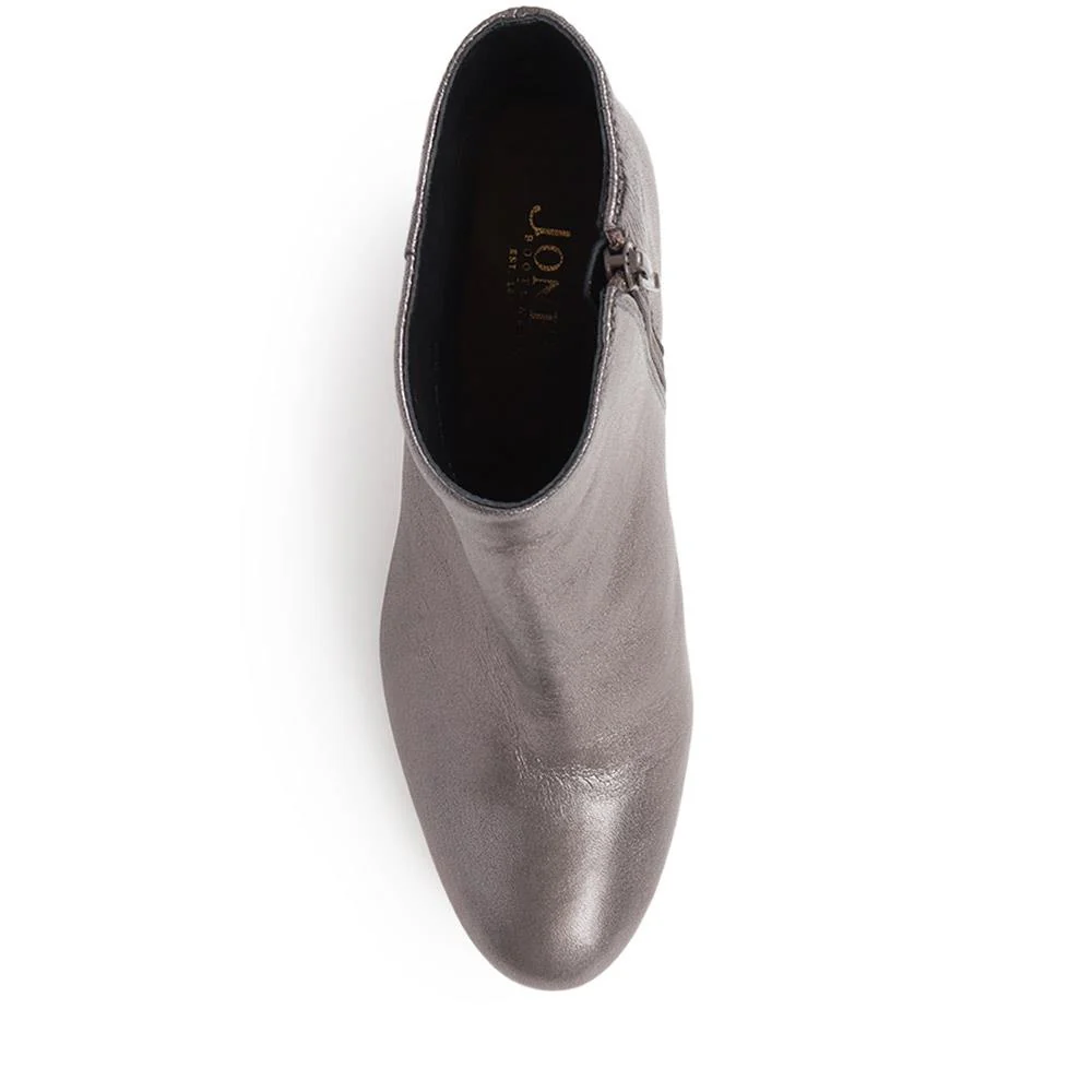 Neptune Heeled Ankle Boots - NEPTUNE3 / 319 206 - Pewter - Image 5