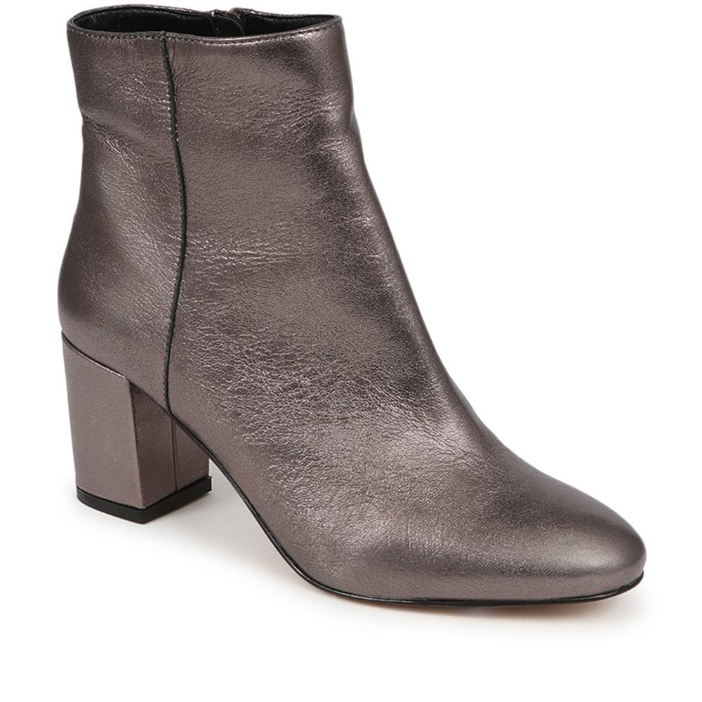 Neptune Heeled Ankle Boots - NEPTUNE3 / 319 206 - Pewter