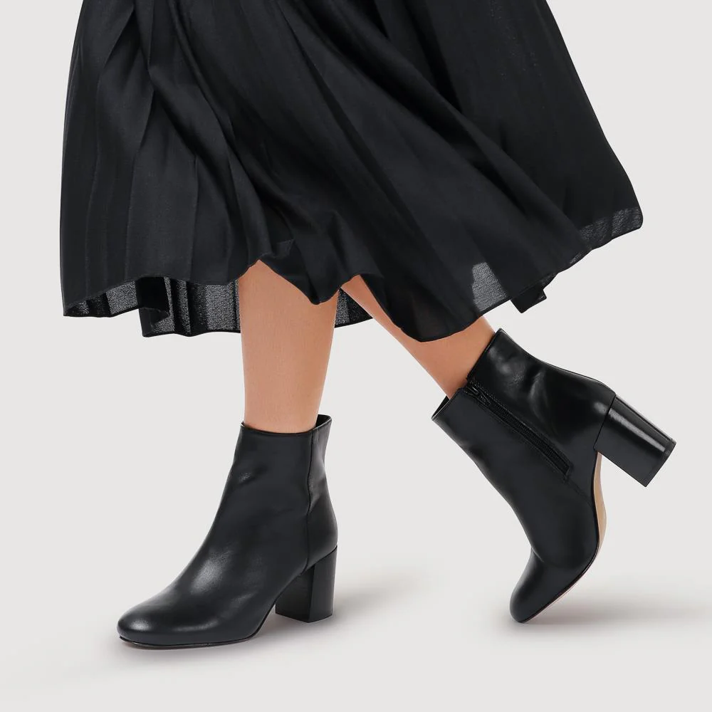 Neptune Wide-Fit Smart Ankle Boots - NEPTUNEWIDE / 328 591 - Black - Image 5