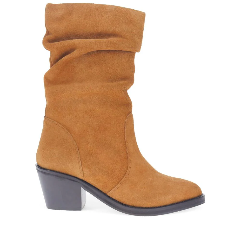 Nerine Calf-Length Boots - NERINE / 325 849 - Tan - Image 2