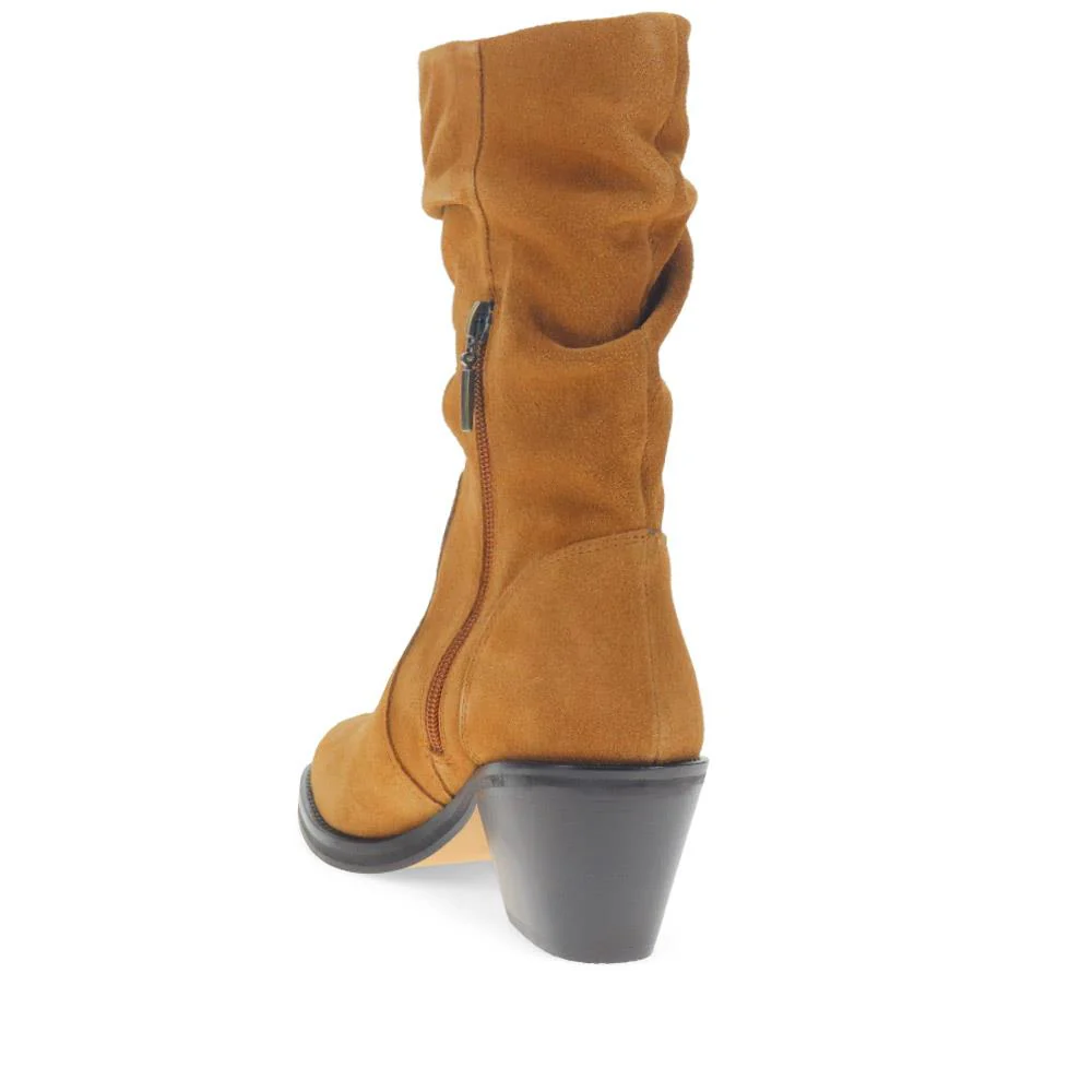 Nerine Calf-Length Boots - NERINE / 325 849 - Tan - Image 3