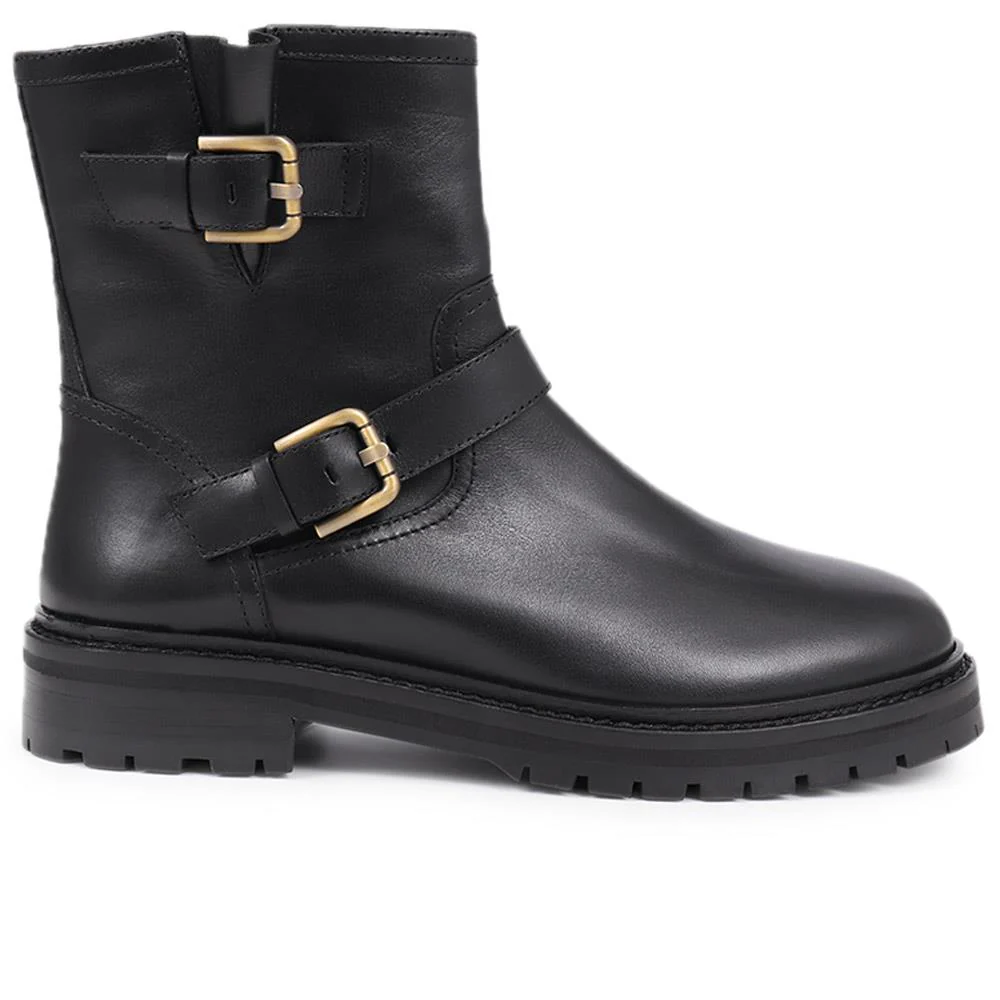 Noosa Chunky Biker Boots - NOOSA / 325 852 - Black - Image 2