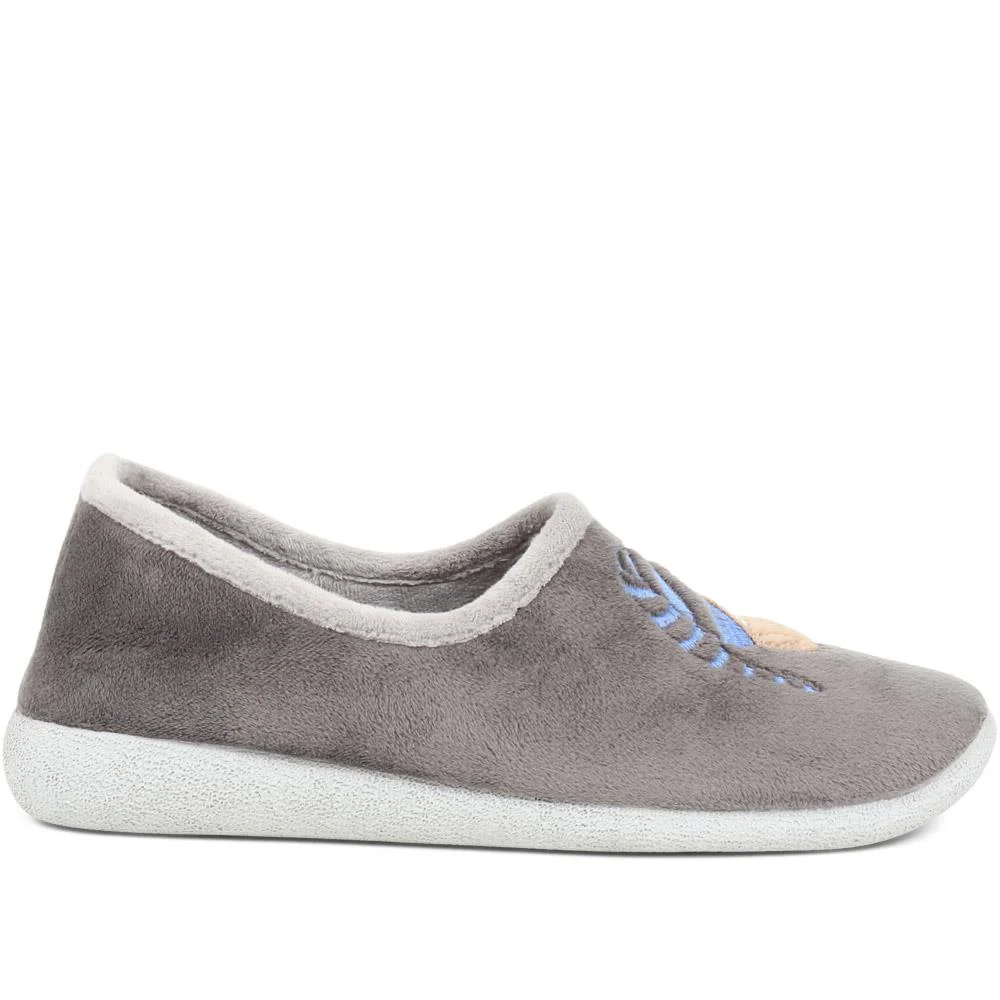 Novelty Slippers - KOY38003 / 324 258 - Grey - Image 2