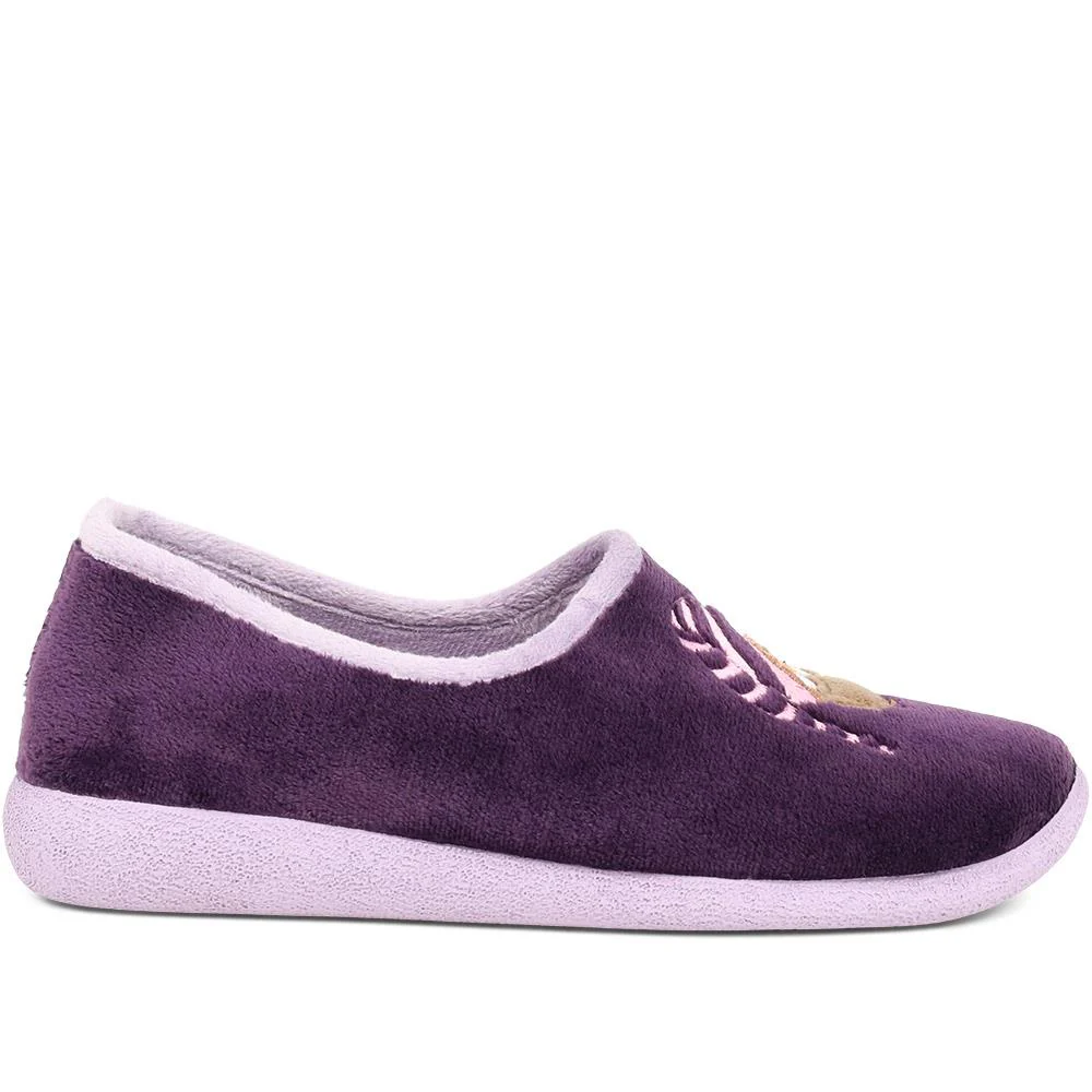Novelty Slippers - KOY38003 / 324 258 - Purple - Image 2