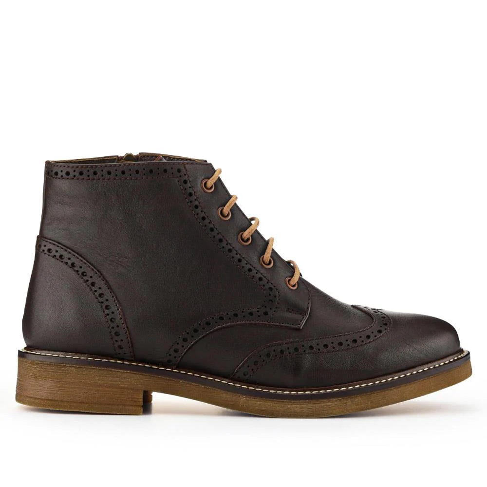 Novi Brogue Ankle Boots - NOVI / 325 941 - Brown - Image 2