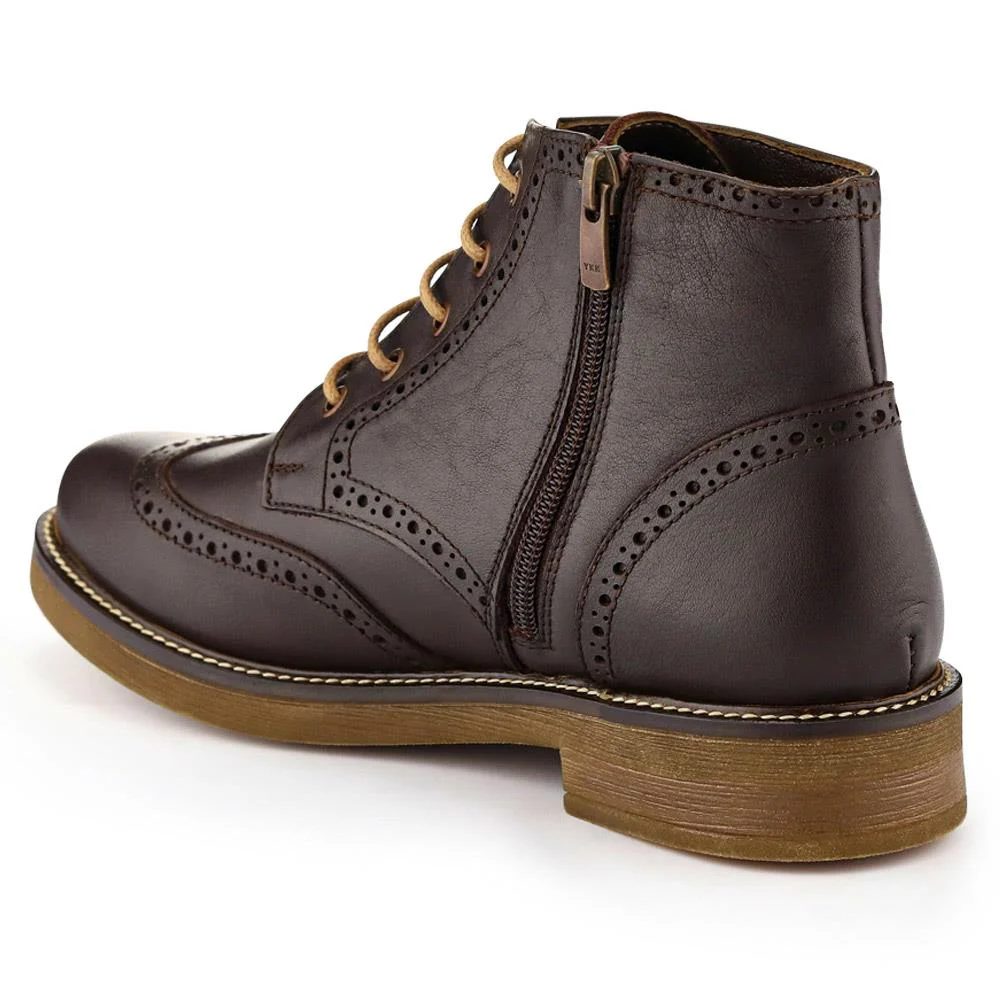 Novi Brogue Ankle Boots - NOVI / 325 941 - Brown - Image 3