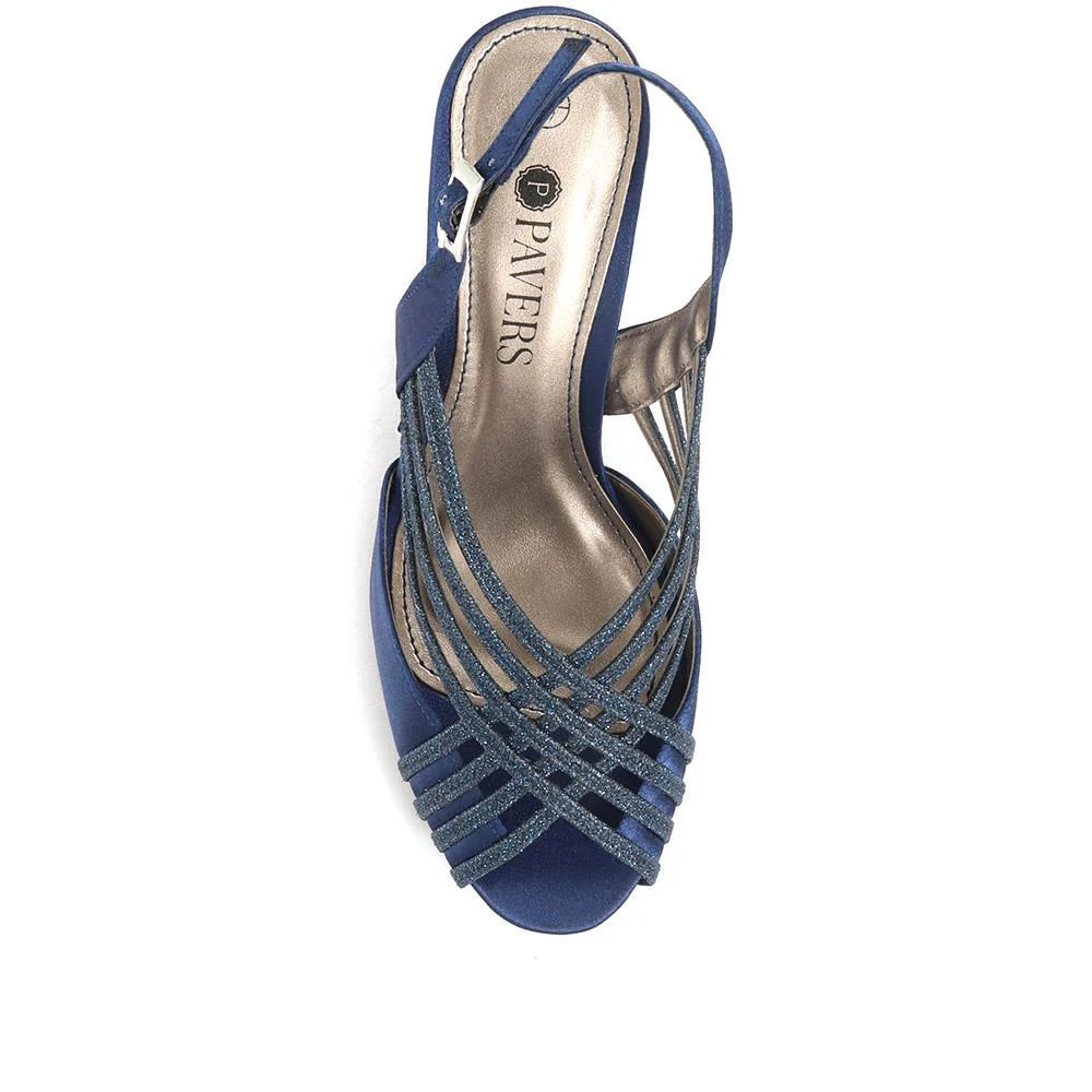Occasion Heels - AMITY1700 / 134 194 - Navy - Image 4