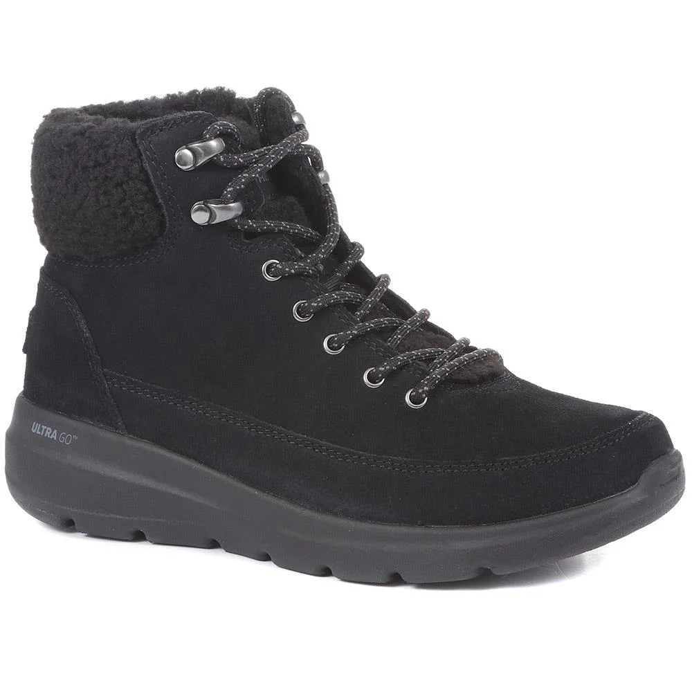 On The Go Glacial Ultra Woodland Boots - SKE34077 / 320 412 - Black