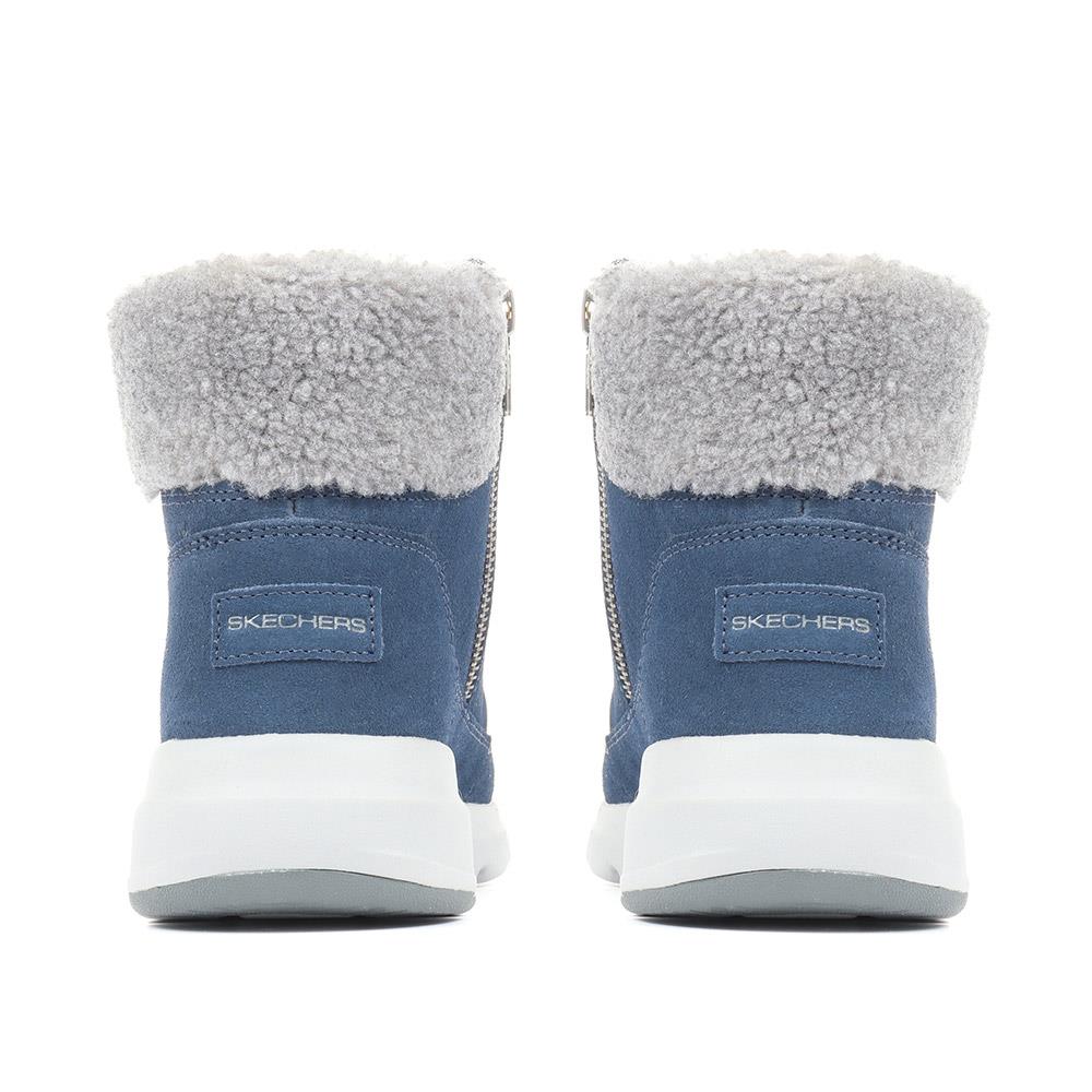 On The Go Glacial Ultra Woodland Boots - SKE34077 / 320 412 - Navy - Image 4