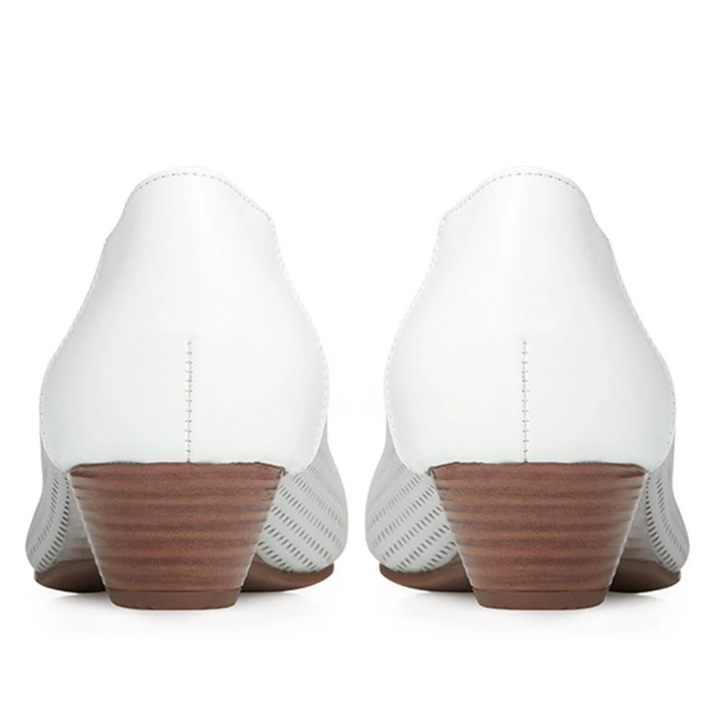 Open-Toed Pumps - SAND1900 / 135 753 - White-Silver - Image 3