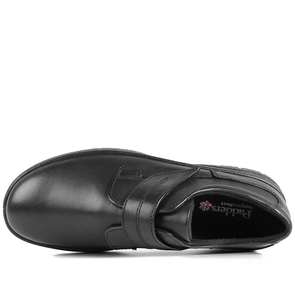 Padders Adjustable Fit Monk Shoes - GOOD42501 / 328 848 - Black - Image 4