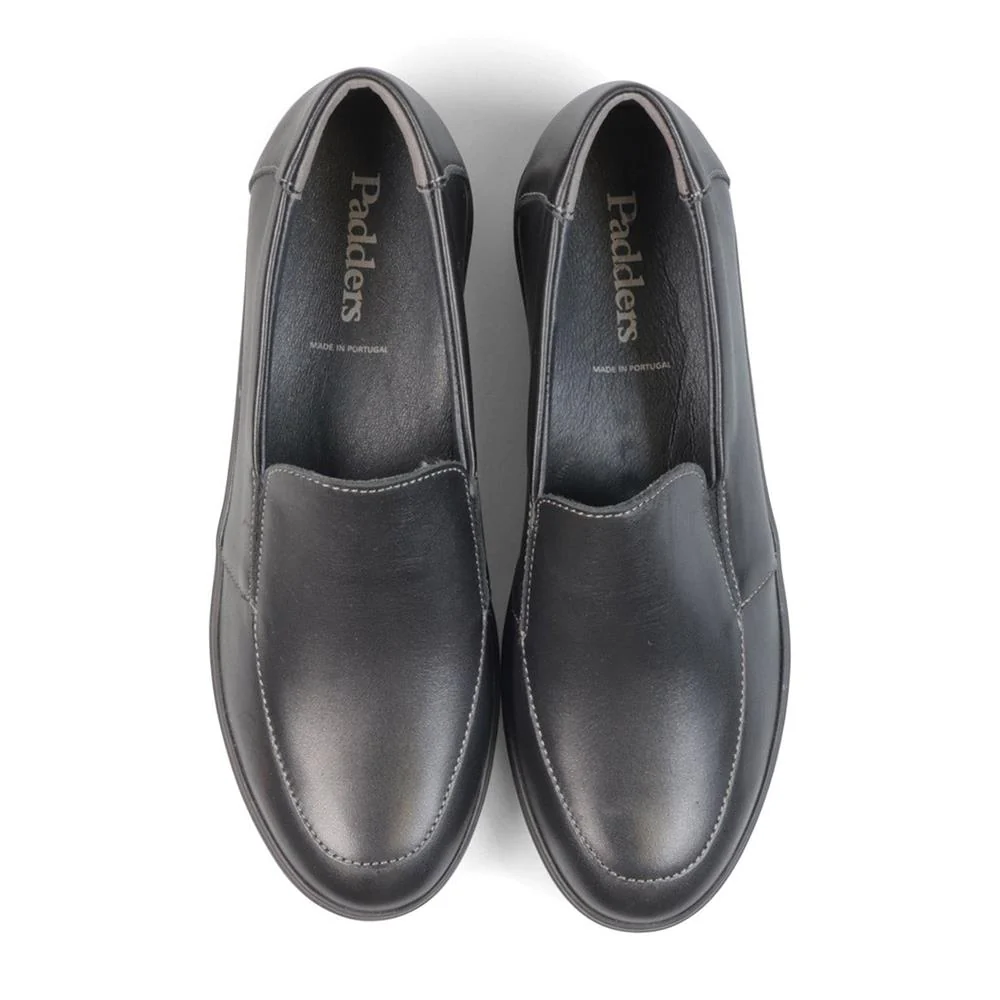 Padders Ladies Comfort 2E Fit - LEWES - Lewes / null - Black Leather - Image 3