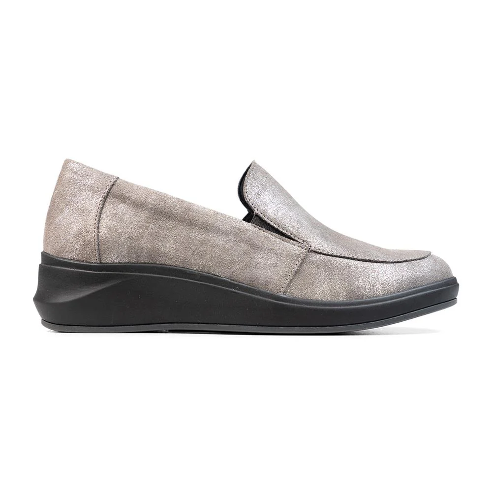 Padders Ladies Comfort 2E Fit - LEWES - Lewes / null - Grey Metallic - Image 2