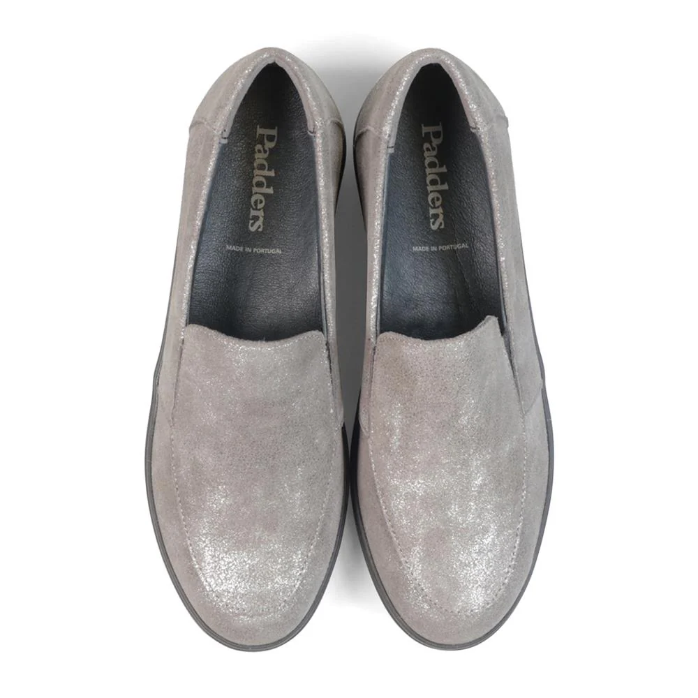 Padders Ladies Comfort 2E Fit - LEWES - Lewes / null - Grey Metallic - Image 4