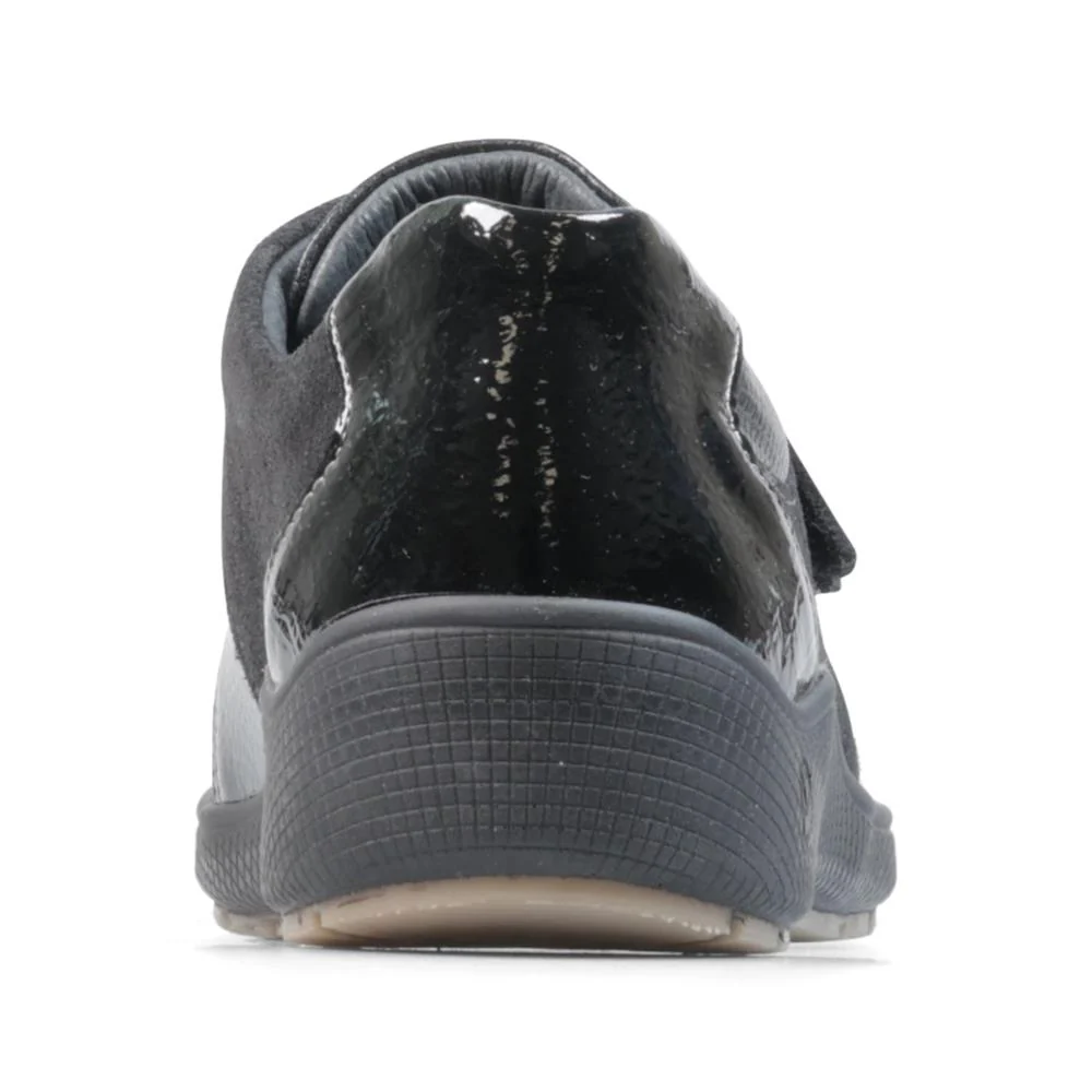 Padders Ladies Comfort 2E Fit - MALTBY - Maltby / null - Black Suede Combi - Image 3
