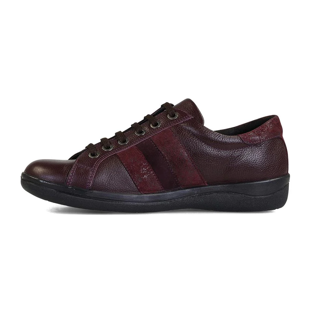 Padders Ladies Comfort E Fit - METEOR - Meteor / null - Plum - Image 4