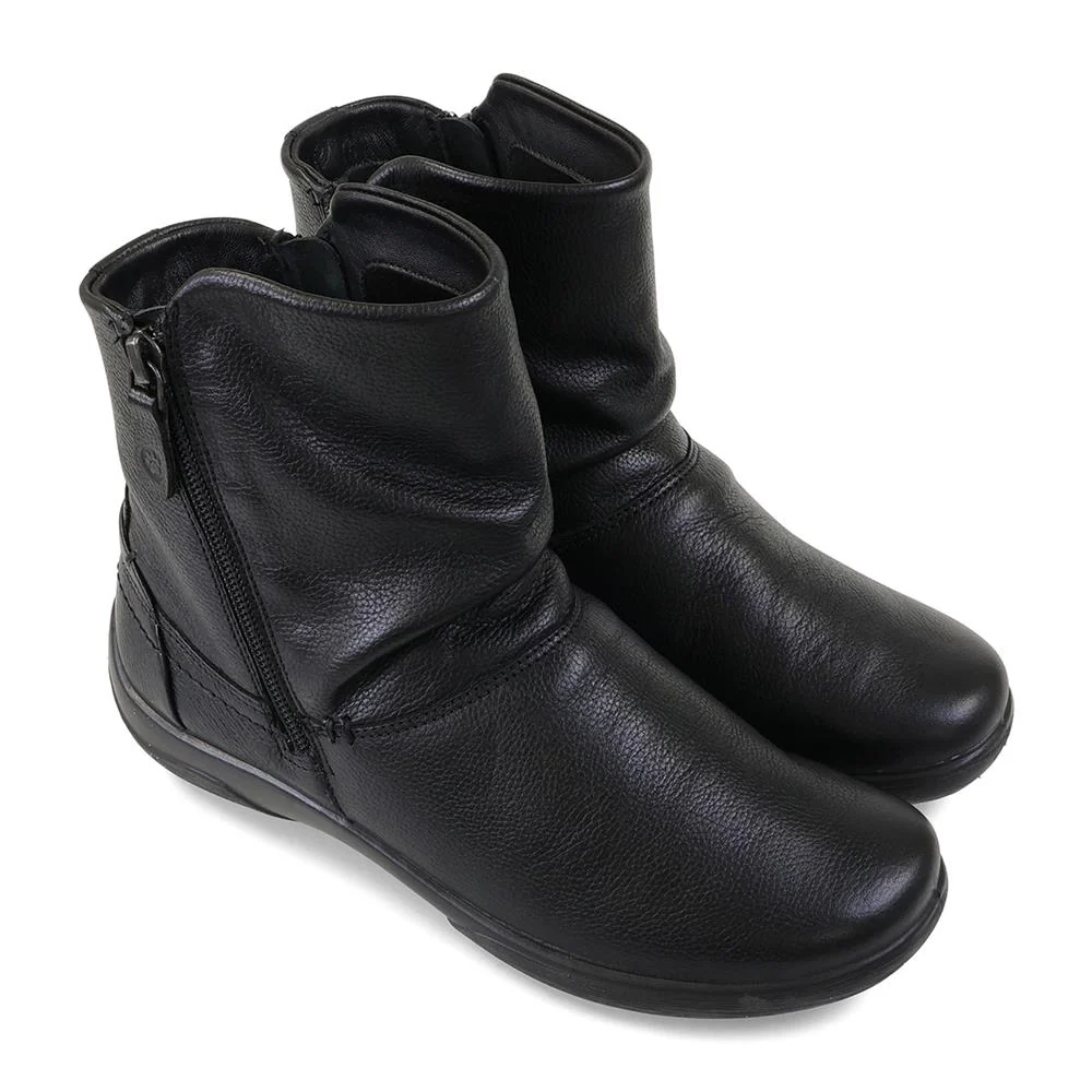 Padders Ladies Dual Fit Comfort 2E/3E - BEAU - Beau / null - Black Leather