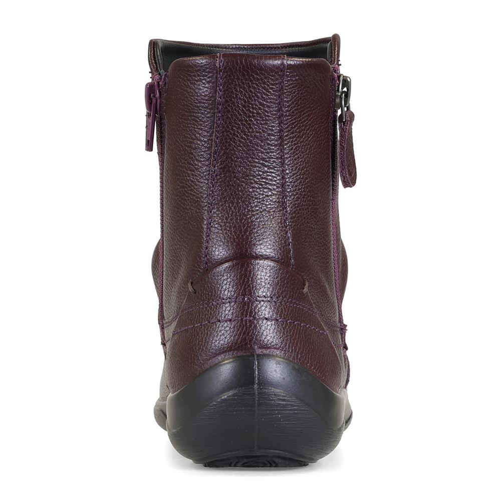 Padders Ladies Dual Fit Comfort 2E/3E - BEAU - Beau / null - Plum Leather - Image 3