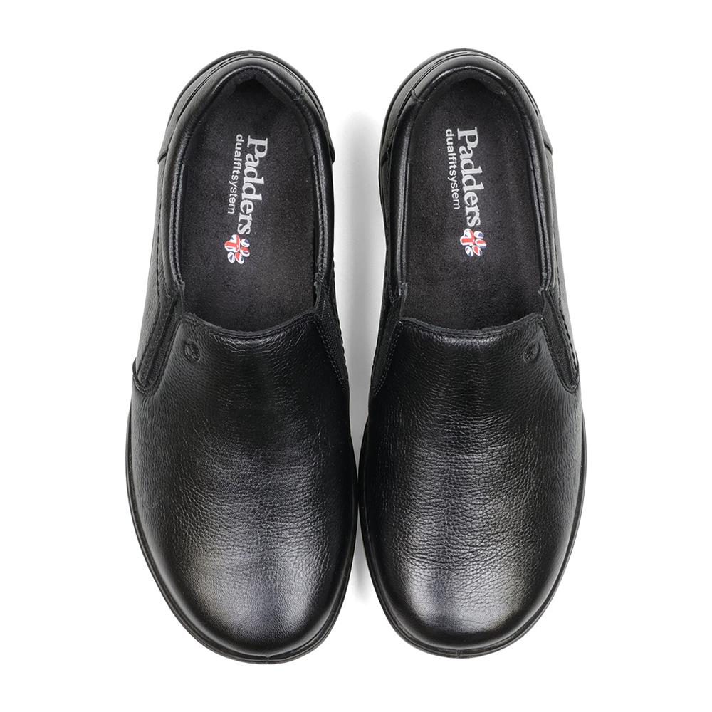 Padders Ladies Dual Fit Comfort 2E/3E - NICO - Nico / null - Black Leather - Image 4