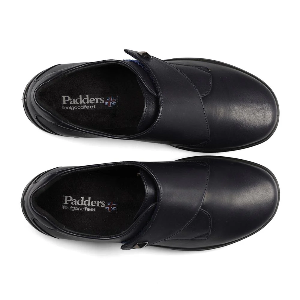 Padders Ladies Dual Fit Comfort 2E/3E - VIOLA - Viola / null - Midnight Leather - Image 6