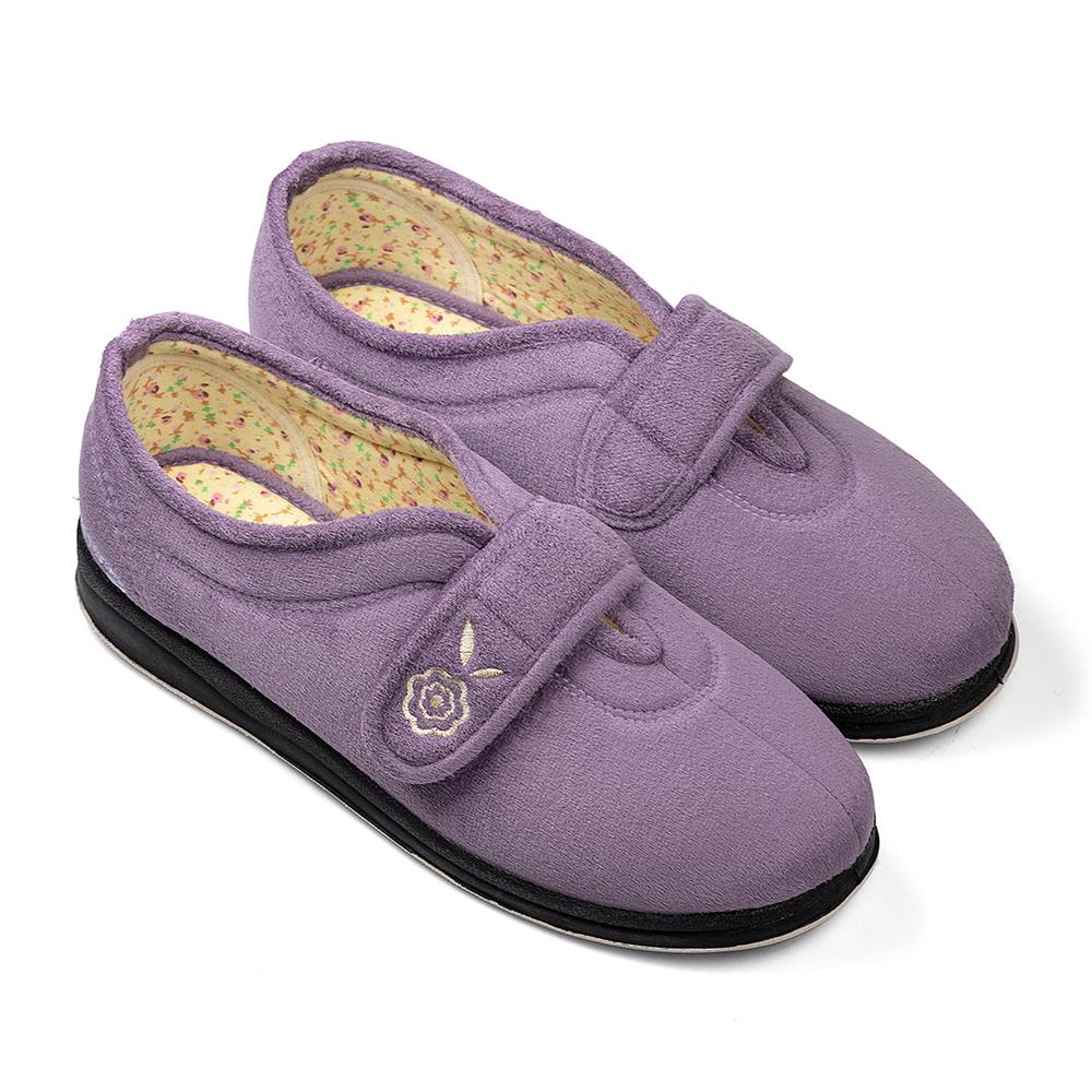 Padders Ladies Slippers 2E Fit Vulcanised - CAMILLA - Image 4