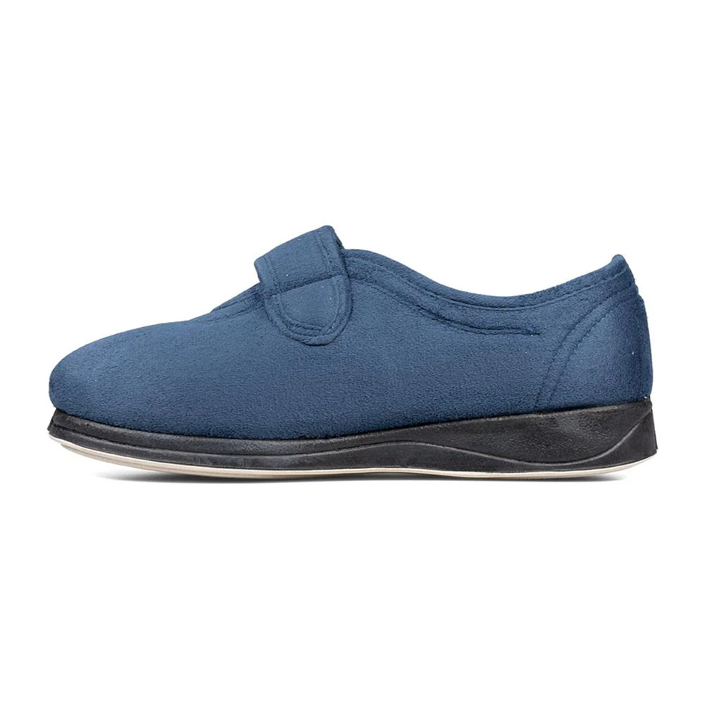 Padders Ladies Slippers 2E Fit Vulcanised - CAMILLA - Camilla / null - Denim Blue - Image 5