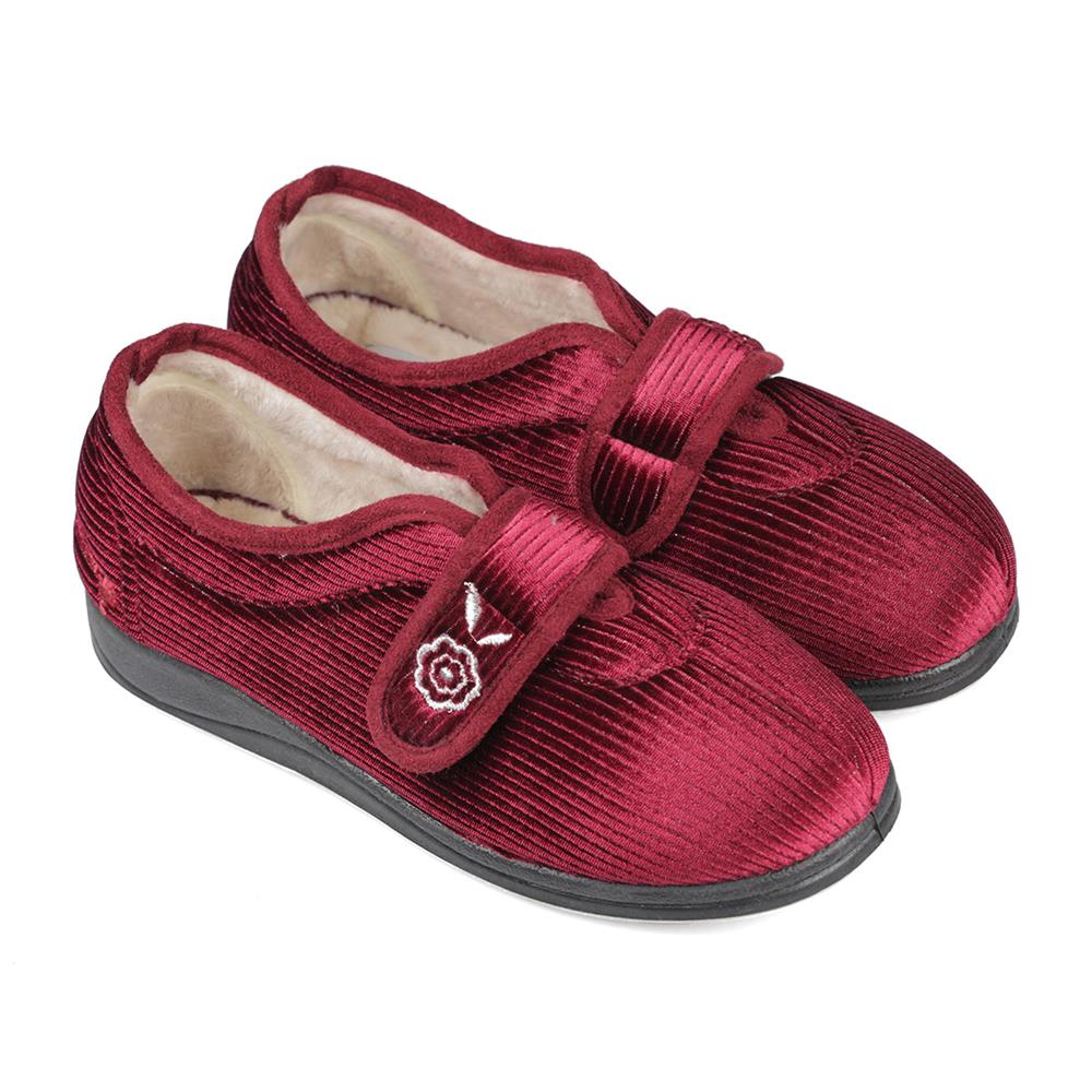 Padders Ladies Slippers 2E Fit Vulcanised - CAMILLA - Image 2