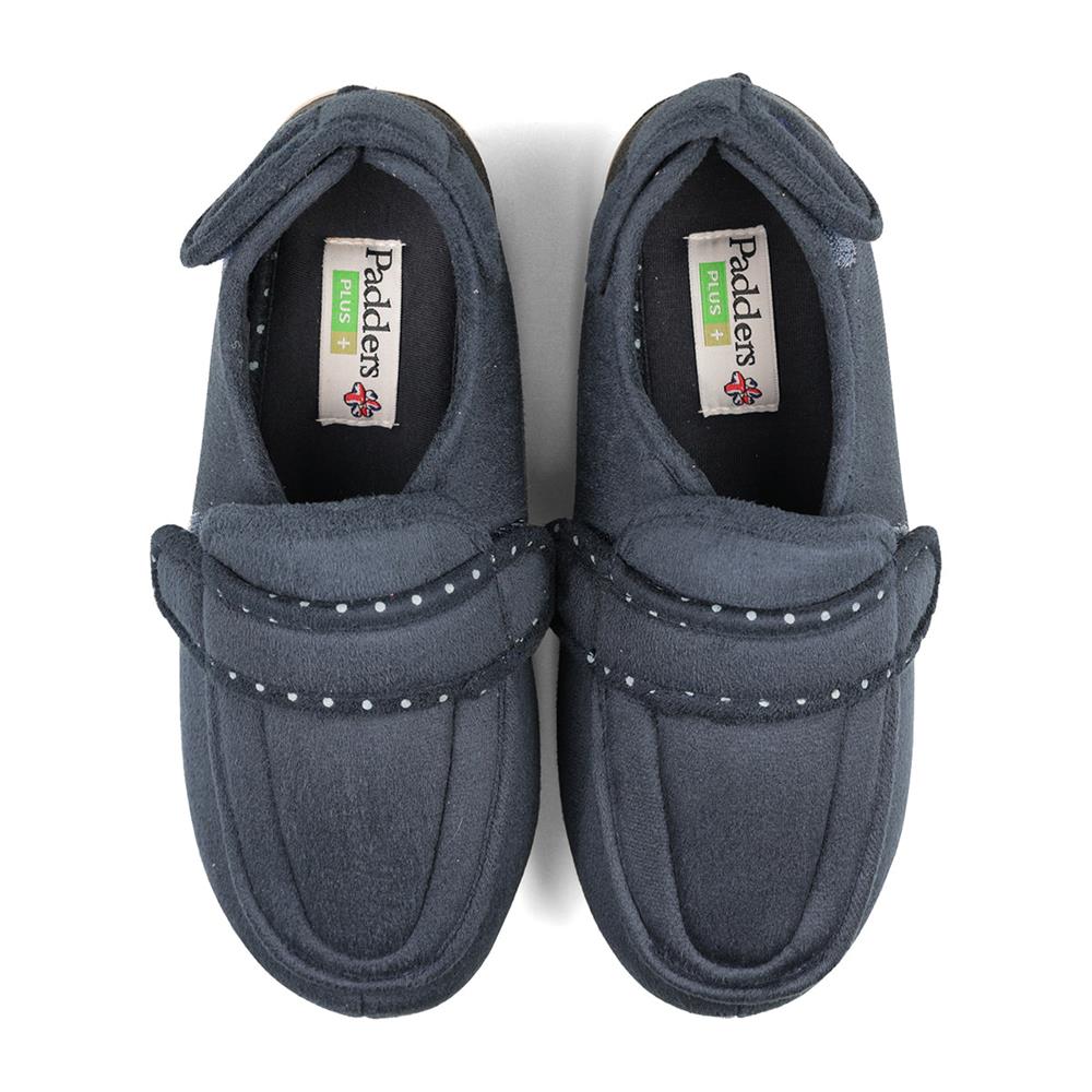 Padders + Ladies Slippers 2E Fit Vulcanised - ENFOLD - Enfold / null - Navy - Image 6