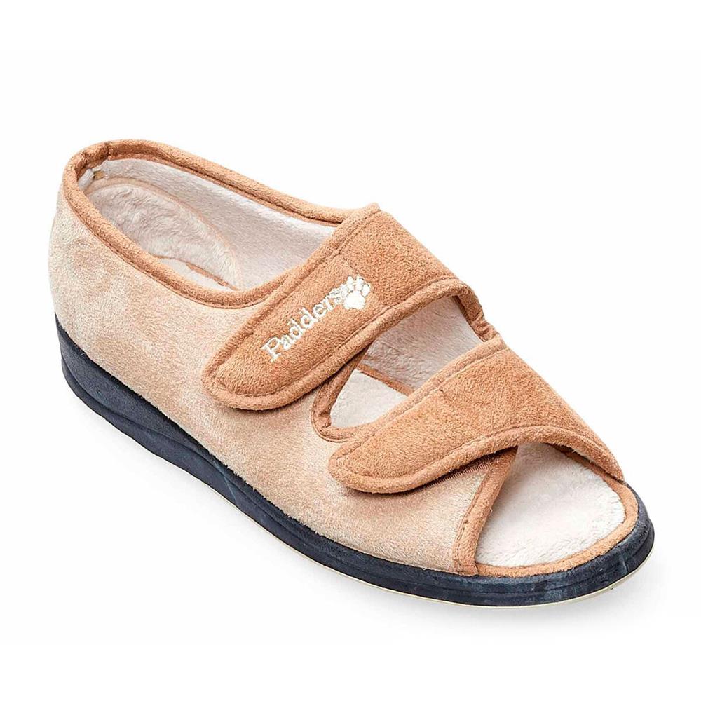 Padders + Ladies Slippers 2E Fit Vulcanised - LYDIA - Image 3