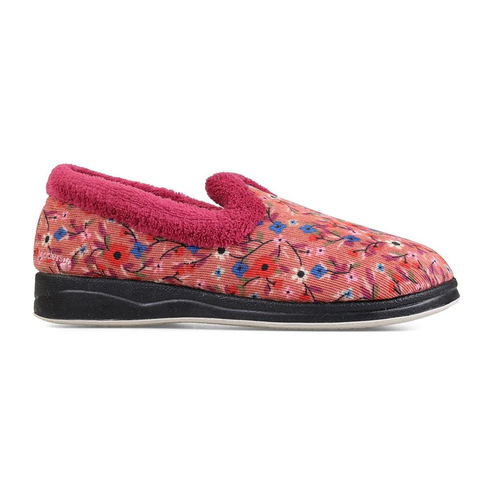 Padders Ladies Slippers 2E Fit Vulcanised - REPOSE - Image 2