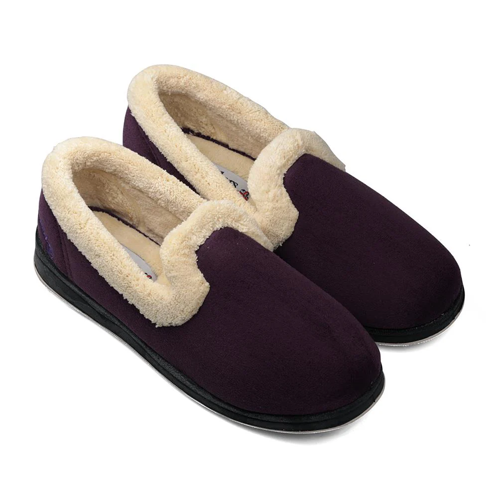 Padders Ladies Slippers 2E Fit Vulcanised - REPOSE - Image 2