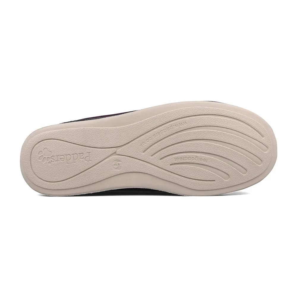 Padders Ladies Slippers 2E Fit Vulcanised - REPOSE - Repose / null - Lilac/Wisteria - Image 3