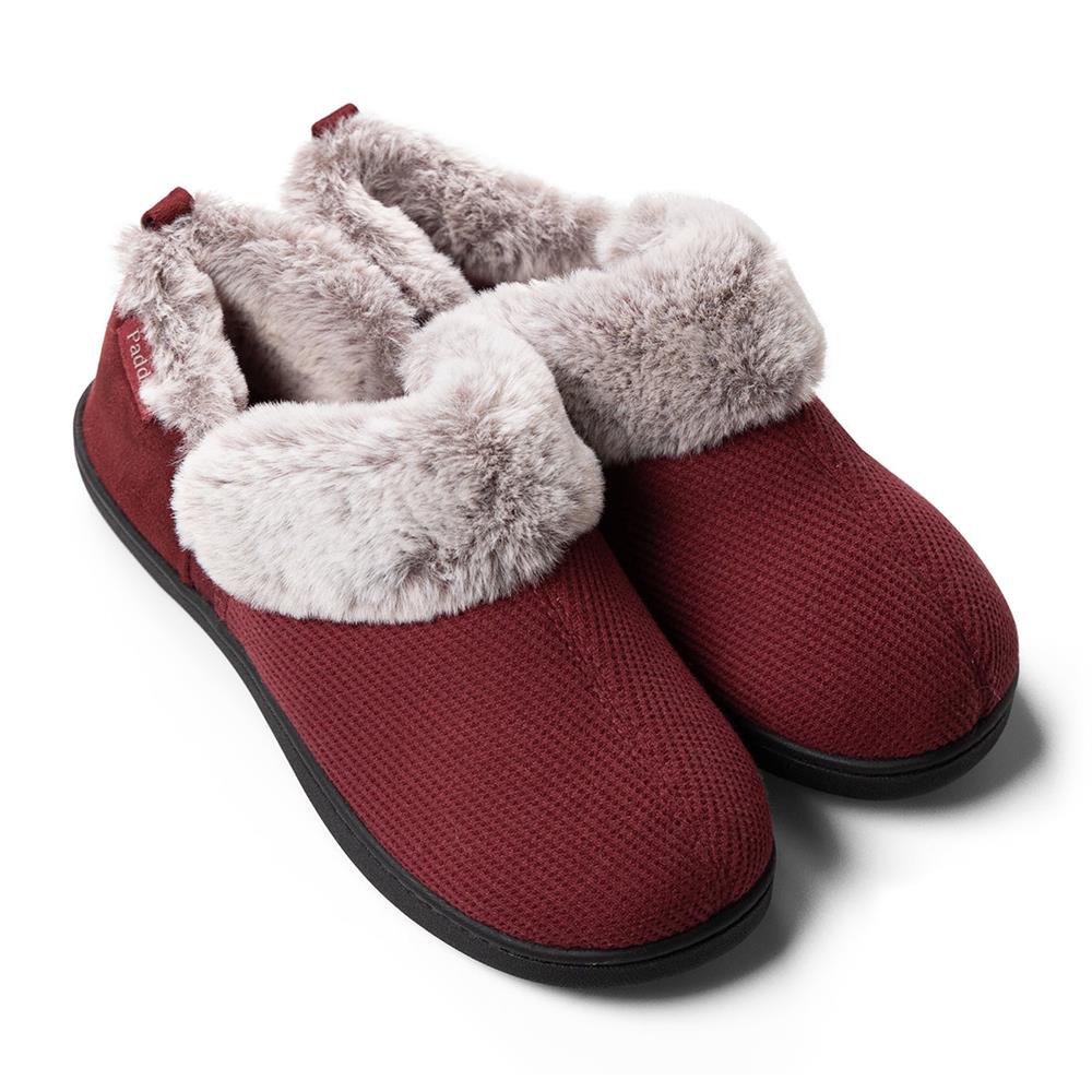 Padders Ladies Slippers 2E Side Stitched Washable - DORA