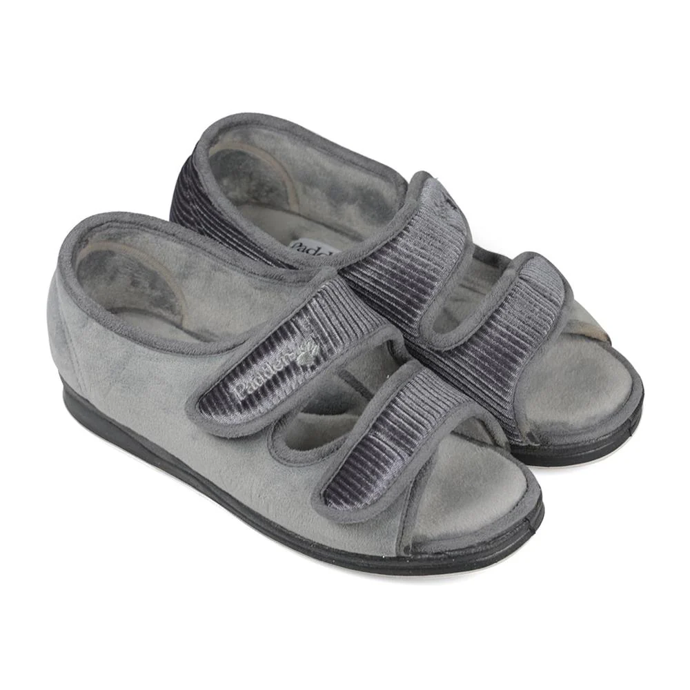 Padders + Ladies Slippers Dual Fit 4E/6E & 6E - LYDIAX - Image 3